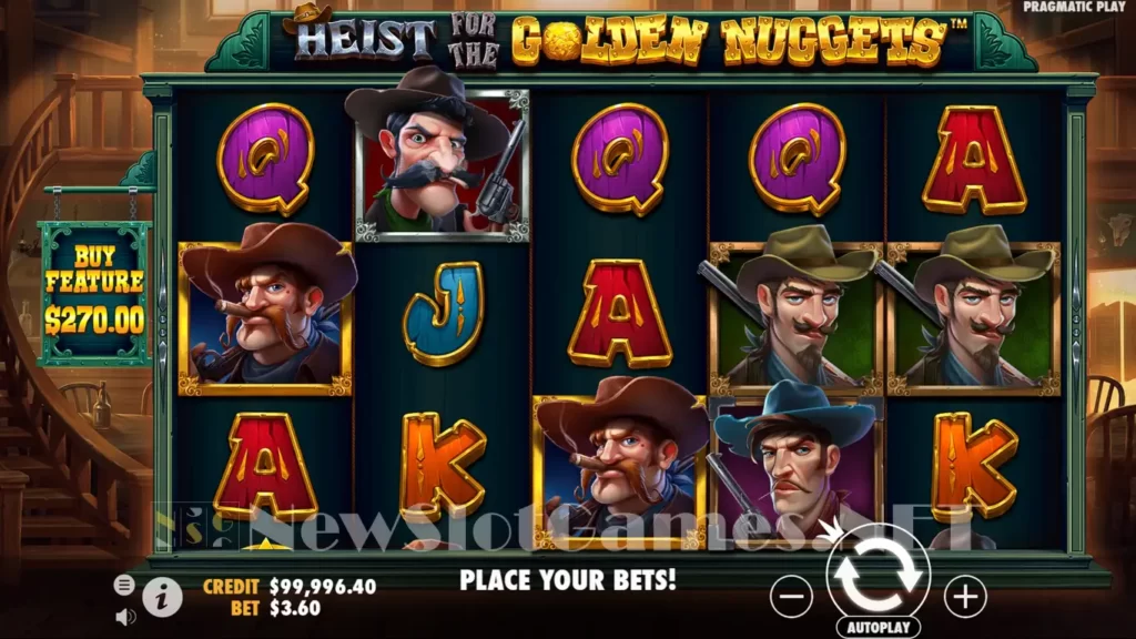 Heist for the Golden Nuggets slot game